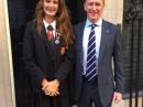 Tim Peake, KG5BVI/GB1SS, and Jessica Leigh, M6LPJ. [Richard Found photo]